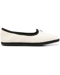 Casadei - Capalbio Woven Loafers - Lyst