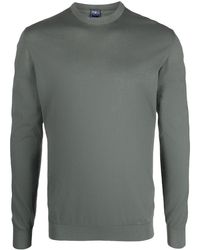 Fedeli - Pullover mit rundem Ausschnitt - Lyst
