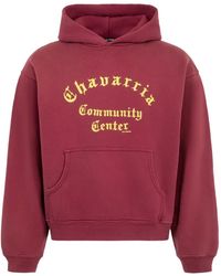 Willy Chavarria - Hoodie Chavarria Community Center En Coton - Lyst