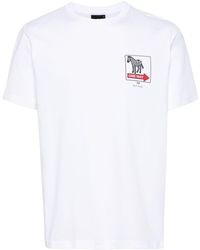 PS by Paul Smith - T-shirt One Way Zebra con stampa - Lyst