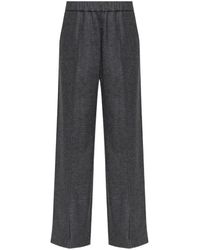 Jil Sander - Pantalon En Laine À Coutures Apparentes - Lyst