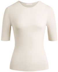 12 STOREEZ - Souffle Ribbed-Knit Top - Lyst