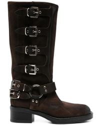 GISEL B - Winsor Buckled Boots - Lyst