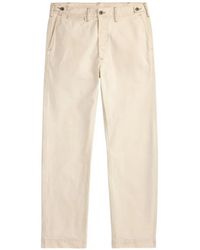 RRL - Logo-Detail Trousers - Lyst