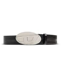 DIESEL - B-1Dr 2.0 Leather Belt - Lyst