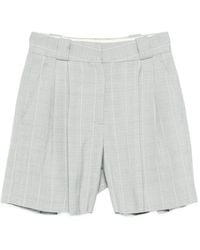 Blazé Milano - Short After You Fell À Fines Rayures - Lyst