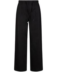 Max Mara - Drawstring Wool-Flannel Trousers - Lyst