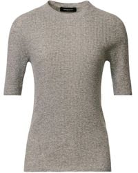 Fabiana Filippi - Ribbed Short-Sleeve Top - Lyst