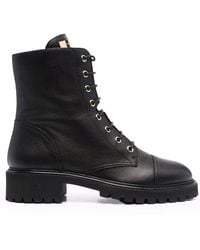 Giuseppe Zanotti - Nevada Leather Ankle Boots - Lyst