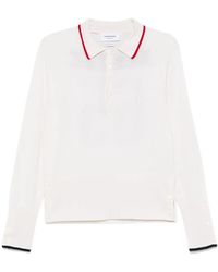 Thom Browne - Browne 65 Intarsia Kasjmier Poloshirt - Lyst