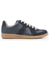 Maison Margiela - Replica Low-Top Leather Sneakers - Lyst