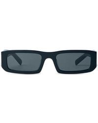 Prada - Triangle-Logo Rectangle-Frame Sunglasses - Lyst