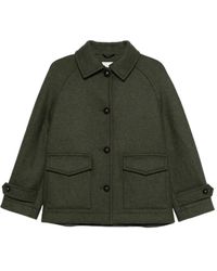Circolo 1901 - Button-Down Flap-Pocket Coat - Lyst