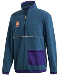 adidas - Adiplore Half-Zip Sweatshirt - Lyst