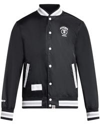 Aape By A Bathing Ape - Logo-Appliqué Bomber Jacket - Lyst
