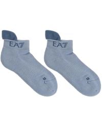 EA7 - Calcetines Con Logo Estampado - Lyst