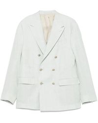 Eleventy - Double-Breasted Blazer - Lyst