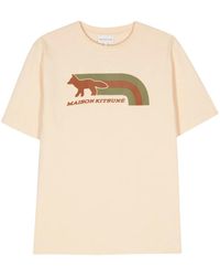 Maison Kitsuné - Flash Fox Comfort Tee-Shirt - Lyst