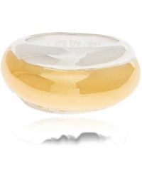 LIE STUDIO - Zoe Two-Tone Ring - Lyst