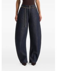 Manière De Voir - Enora Hourglass Jeans With Chain - Lyst