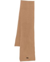 Karl Lagerfeld - Ribbed Cotton Scarf - Lyst