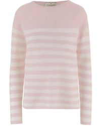 Bruno Manetti - Striped Cashmere Jumper - Lyst