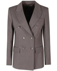 Seventy - Double-Breasted Peak-Lapels Blazer - Lyst