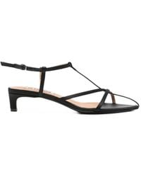 Jil Sander - Strappy Pointed-Toe Sandals - Lyst