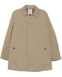 L'IMPERMEABILE - Brando Button-Fastening Coat - Lyst