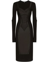 Dolce & Gabbana - Abito midi in paillettes - Lyst