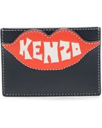 KENZO - Graphic-Print Card Holder - Lyst