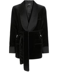 Dolce & Gabbana - Velvet Sicilia Light Jacket - Lyst