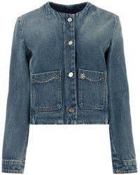 Givenchy - 4g チェーントリム デニムジャケット - Lyst