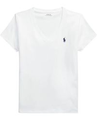 Polo Ralph Lauren - V-Neck Logo-Embroidered T-Shirt - Lyst