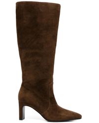 ADRIANNA FERETTI - Pointed-Toe Suede Boots - Lyst