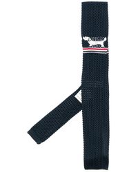 Thom Browne - Hector Pointelle Knitted Silk Tie - Lyst