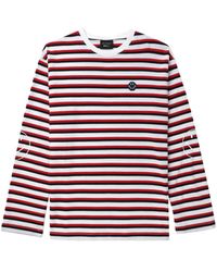 Joshua Sanders - Smiley Striped Cotton T-shirt - Lyst