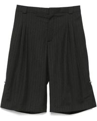 Mugler - ストライプ ショートパンツ - Lyst