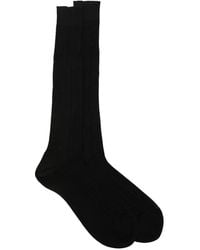 ZEGNA - Logo-Print Socks - Lyst