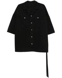 Rick Owens - Chemise Boutonnée À Manches Courtes - Lyst