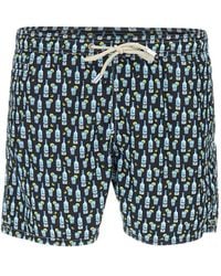 Mc2 Saint Barth - Lighting Bottle-Print Swim Shorts - Lyst