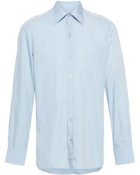 Tom Ford - Long-Sleeve Lyocell Blend Shirt - Lyst