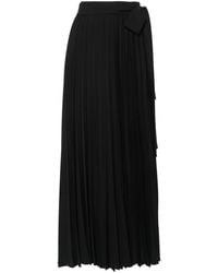 P.A.R.O.S.H. - Crepe Pleated Skirt - Lyst