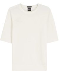 BOSS - Short-Sleeve Crew-Neck Sweater - Lyst