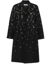 Jil Sander - Belted Wool Coat - Lyst