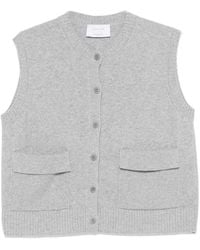 Daniele Fiesoli - Cashmere Button-Up Vest - Lyst