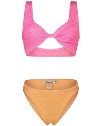 Paramidonna - Donika Textured Bikini - Lyst