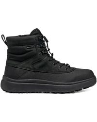 Geox - Bottes Matelassées À Lacets - Lyst