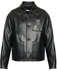 Loewe - パッチポケット レザージャケット - Lyst