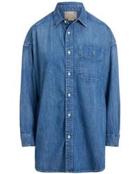 Polo Ralph Lauren - Logo-Embroidered Denim Shirt - Lyst